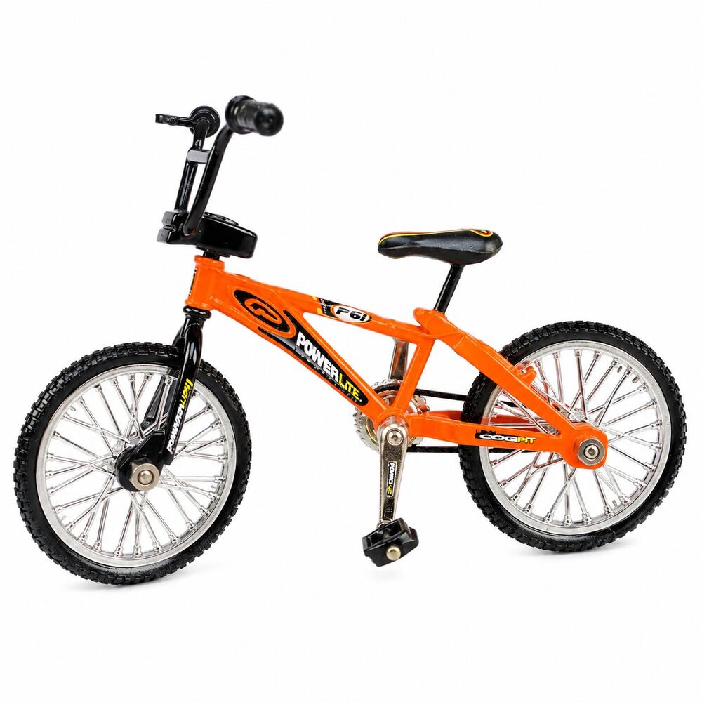 Vintage 1999 Road Champs BXS Powerlite BMX Bike 1:18 Orange JAKKS Pacific